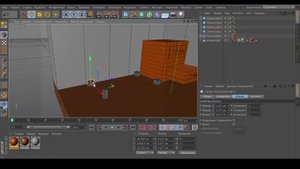Как сделать комнату в синема 4д (Speed art)/How to make a room in Cinema 4D