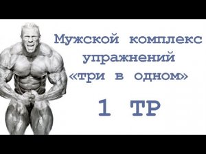 Мужской комплекс упражнений «три в одном» (1 тр)
