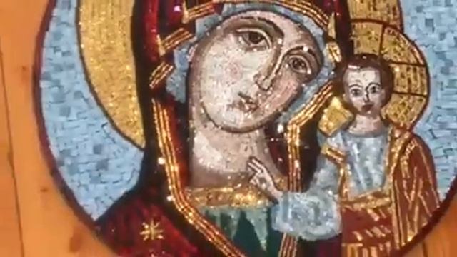 Мозаичная икона Казанской Божией Матери смотреть онлайн