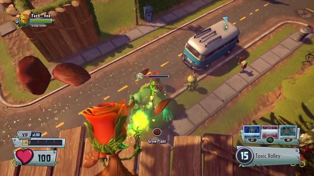 Plants vs. Zombies: Garden Warfare 2 ( Садовое побоище ) # 3 сюжетка роза с шипами !