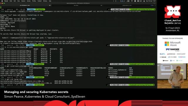 Managing and securing Kubernetes secrets