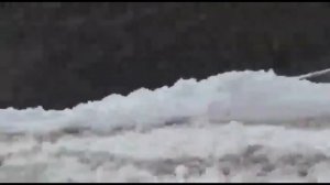 Сход ледника в Киргизии.