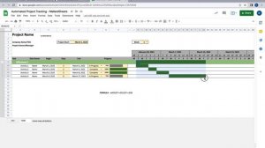 How to Use Conditional Formatting for a Project Timeline & Gantt Chart Google Sheets | MallardSheet