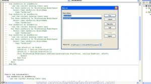 Automatic Dimensions - AutoCAD Drawing - VBA Macro