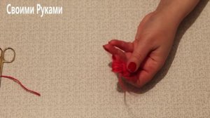 Маленький  ПОМПОН  из Ниток Своими Руками/ How to Make a Pom Pom