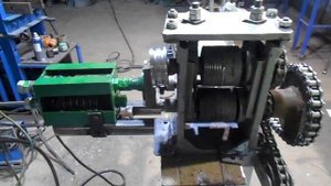 Замятие окончаний на профильной трубе  -   станок своими руками