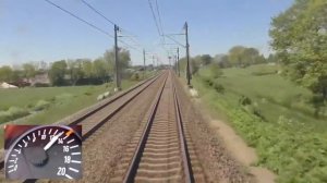 Нидерланды из кабины машиниста Алмере - Роттердам HD