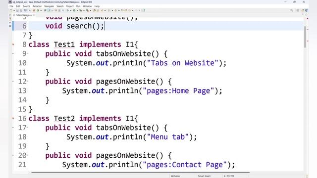 Default Methods Java 8 | Tutorials for Beginners