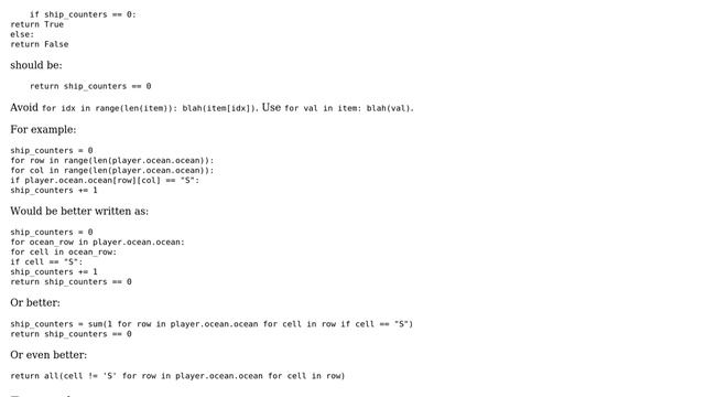 Code Review: Battleships OOP python (3 Solutions!!) смотреть онлайн