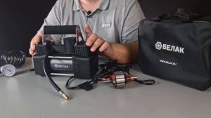 Компрессор автомобильный двухпоршневой  "Мистраль - 40М" БелАК БАК.99166 - Обзор