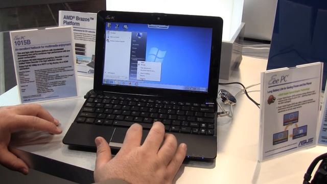 Asus Mini-Laptops with AMD Fusion at CeBIT