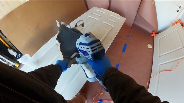 Завершаем установку Дверей в США Работа в США Хэндимен в америке смотреть онлайн