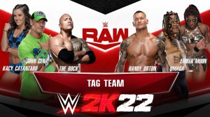 WWE 2K22►JOHN CENA,THE ROCK vs RANDY ORTON,UMAGA►TAG TEAM??