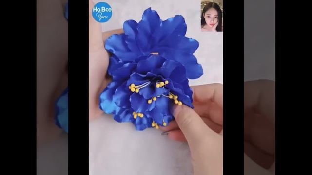 Лайфхаки Цветы из лент смотреть онлайн