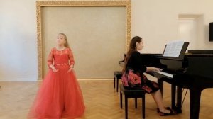 Анастасия Дмитриева 9 лет Псков. Римский Корсаков. Песня  из оперы Садко. "Заиграйте мои гусельки.