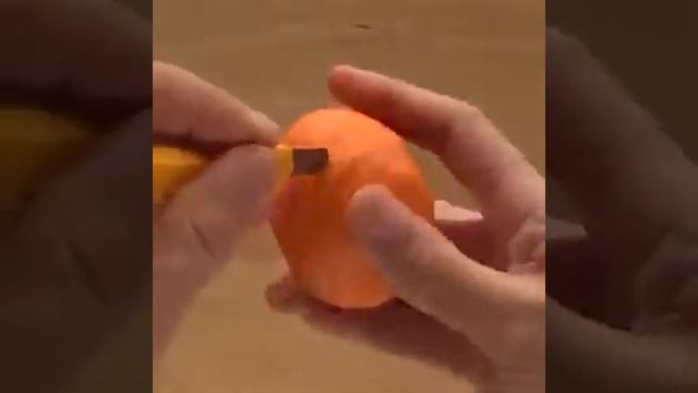 Животные из кожуры мандаринов смотреть онлайн