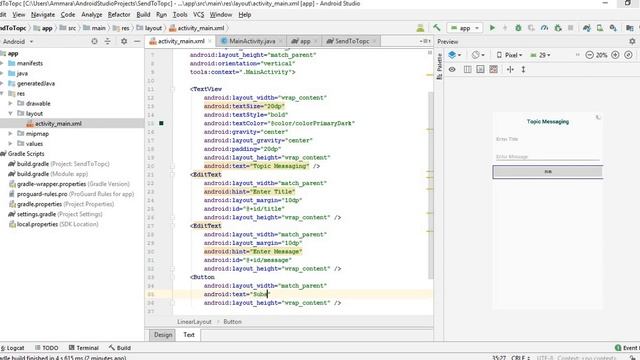 Firebase cloud messaging android tutorial | part 1 | 2020 смотреть онлайн