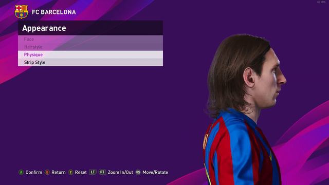 Lionel Messi Face PES 2021 смотреть онлайн