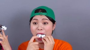 Десерт из белой еды Мукбанг ДОНА DONA