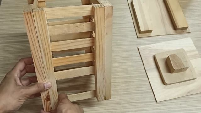 Склеила палочки и получился шикарный ФОНАРЬ/Своими руками/Как сделать садовый фонарь/Идеи из мусора