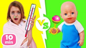 Игры в больничку с Беби Бон – Чем кукла заболела? Сборник видео для девочек