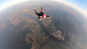 Skydive. AFF level 6. Salto fail, instructor saved. Kolomna