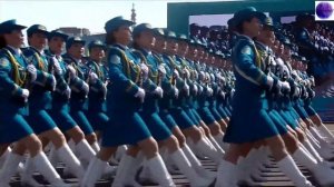 ЖЕНСКИЕ ВОЙСКА КАЗАХСТАНА. Военный парад ★ #WOMEN'S TROOPS OF KAZAKHSTAN Military parade