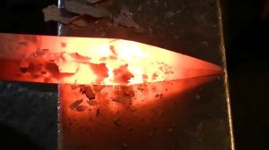 Ковка: заострение железа