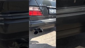 NMZ Group. Изготовление и установка прямоточного глушителя на Mercedes-Benz W124 4.2L