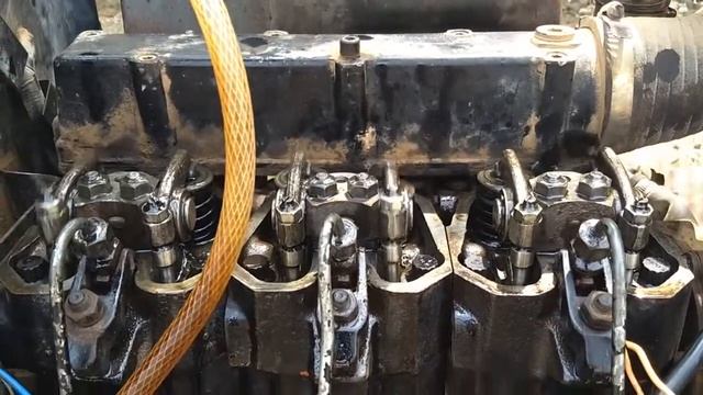 Engine valve working | same deutz fahr| Independent heads смотреть онлайн