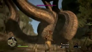 Dragon's Dogma - Dark Arisen.  Loli vs Hydra.