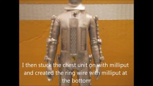 How To Make A Wheel In Space Cyberman Figure