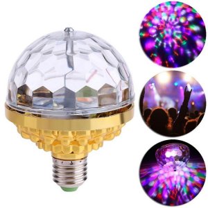 DJ Party led bulb E27 base RGB AC 85-265V Auto LED Color Rotating Lamp: the definitive guide