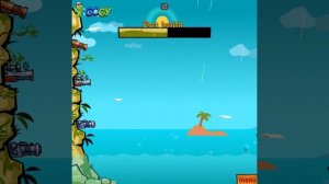 Новая крепость и новые пушки Awesome pirates прохождение #2 Флеш игра про пиратов! морской бой