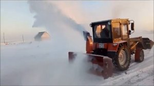 Самодельный снегоуборщик "ВИХРЬ" к трактору Т-25