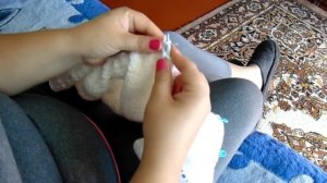 Вязание спицами Кофта для девочки 4-6 лет.часть 2