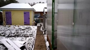 Удачная теплица из поликарбоната 6 х 4 . На заметку.