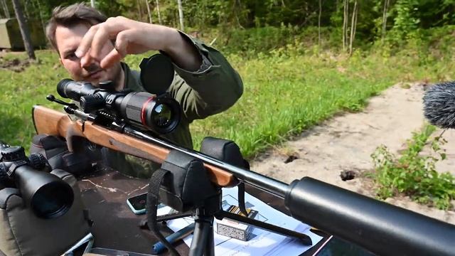 Тест GUIDE TU450 / Как пристрелять тепловизор / тепловизор купить / Первая охота на кабана