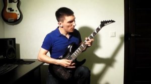 The Beatles - Let it be solo heavy metal cover on Jackson Dinky