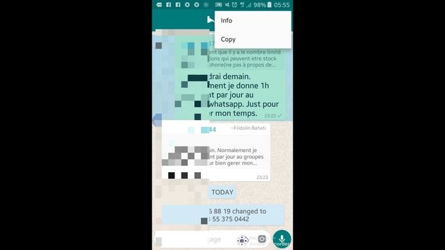 Comment vérifier ceux qui ont lu votre message sur un groupe whatsapp? смотреть онлайн
