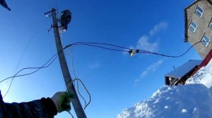 Как подключить электричество от столба самостоятельно Вид 3