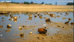 Краснодарское водохранилище пересохло (анамалия 2020год)