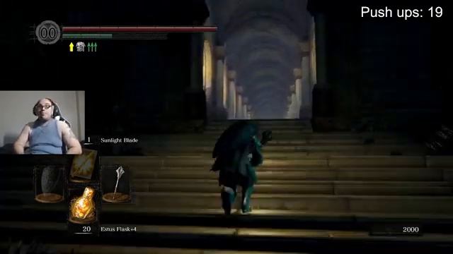Dank Souls, Git fit edition (1 death = 1 push up) Stream 3 смотреть онлайн
