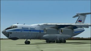 Ил-76МД подготовка, запуск FS2004
