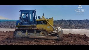 Бульдозер Zoomlion ZD160 в работе 13000 моточасов, видео от наших клиентов