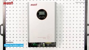 EP1800 High Frequency Pure Sine Wave Inverter Installation Video