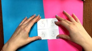DIY Бесконечная Открытка-Оригами 6в1/Головоломка из Бумаги