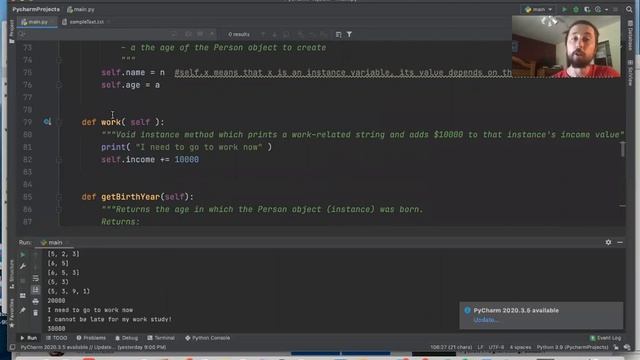 Python Programming: Lesson 35 - String Representation of an Object