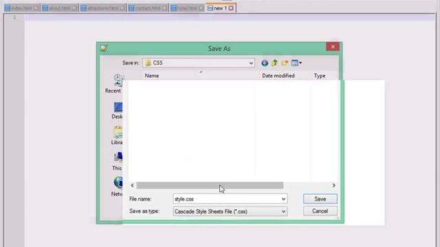 HTML Tutorial | External CSS Stylesheet