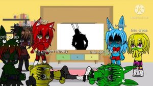 fnia and springtrap react(non canon to my current au and very lazy)